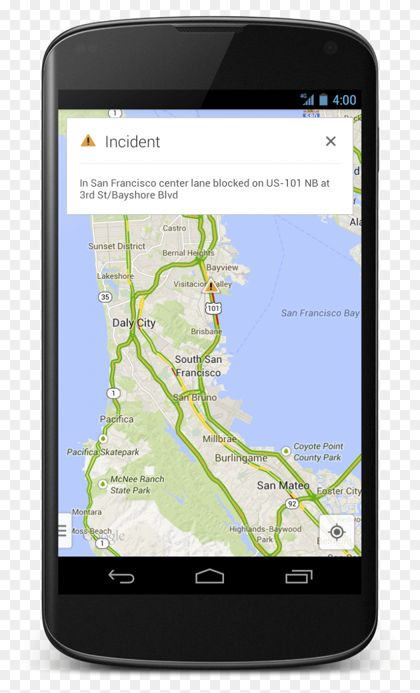 793x1349 Diseñado Para Tabletas Google Maps Encontró Una Ruta Más Rápida, Gps, Electrónica, Teléfono Móvil Hd Png
