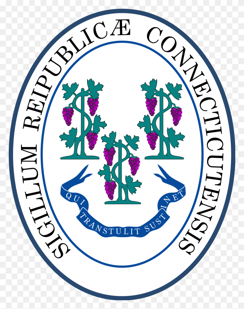 1200x1542 Designer Drawing Fundamental Connecticut Seal, Logo, Symbol, Trademark HD PNG Download