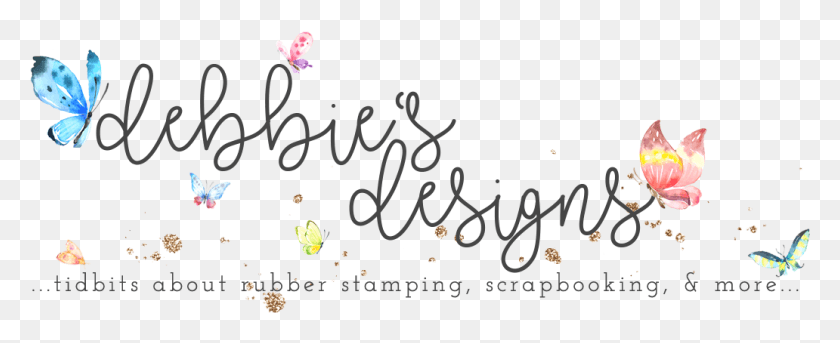 1032x375 Designs Debbie Design, Text, Plant, Flower HD PNG Download