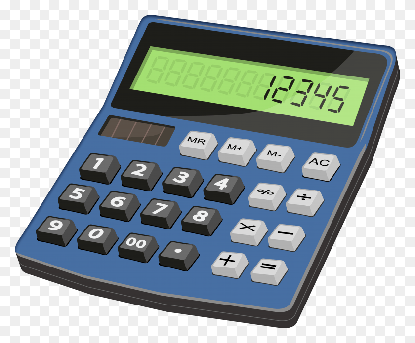7901x6438 Настольные Калькуляторы Клипарт, Калькулятор, Электроника, Компьютерная Клавиатура Hd Png Скачать