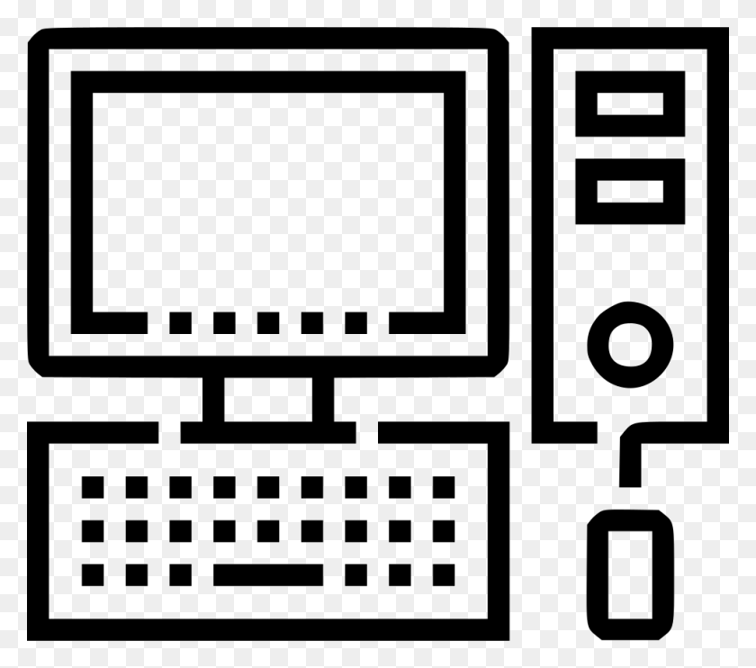 980x858 Desktop Computer Comments, Stencil, Qr Code HD PNG Download