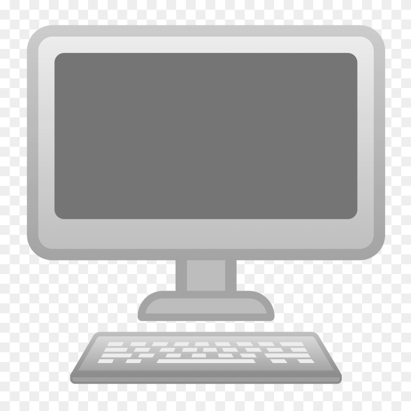 Desktop Computer Emoji Clipart, Electronics, Pc, Computer Hardware, Computer Keyboard Sticker PNG