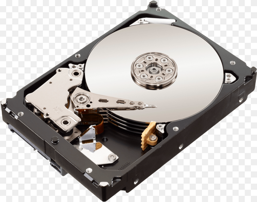 Desktop Hard Disk Drive Image Hard Disk Drive, Computer, Computer Hardware, Electronics, Hardware Clipart PNG
