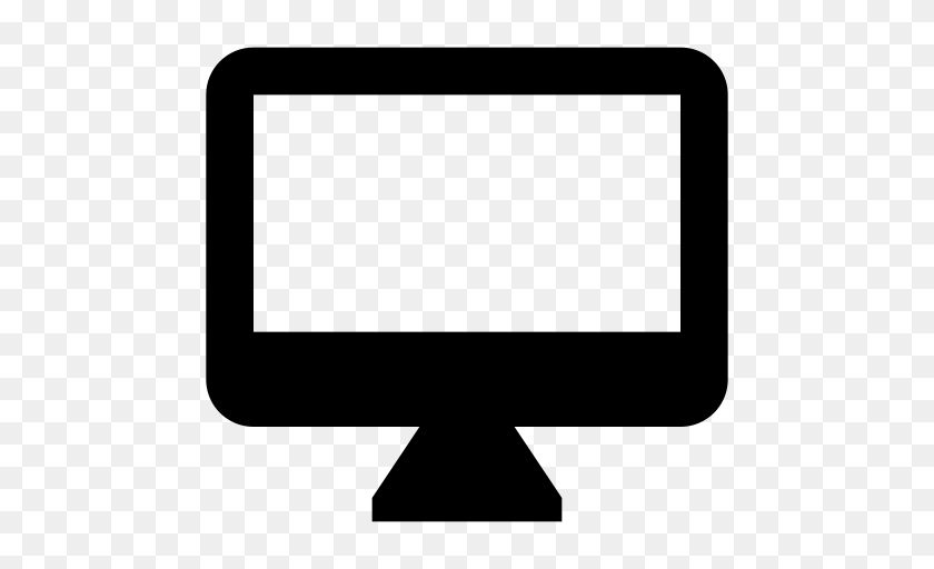 512x512 Desktop Mac Icon, Gray PNG