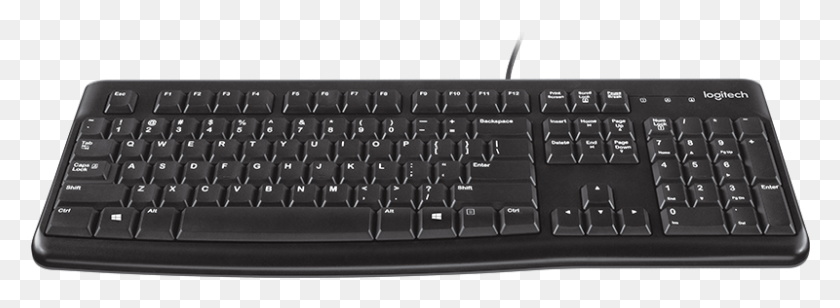800x255 Desktop Mk120 Logitech K120 Q, Computer Keyboard, Computer Hardware, Keyboard HD PNG Download