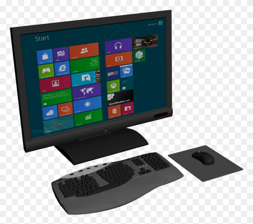 778x683 Desktop Pc Desktop Computer, Computer Keyboard, Computer Hardware, Keyboard HD PNG Download