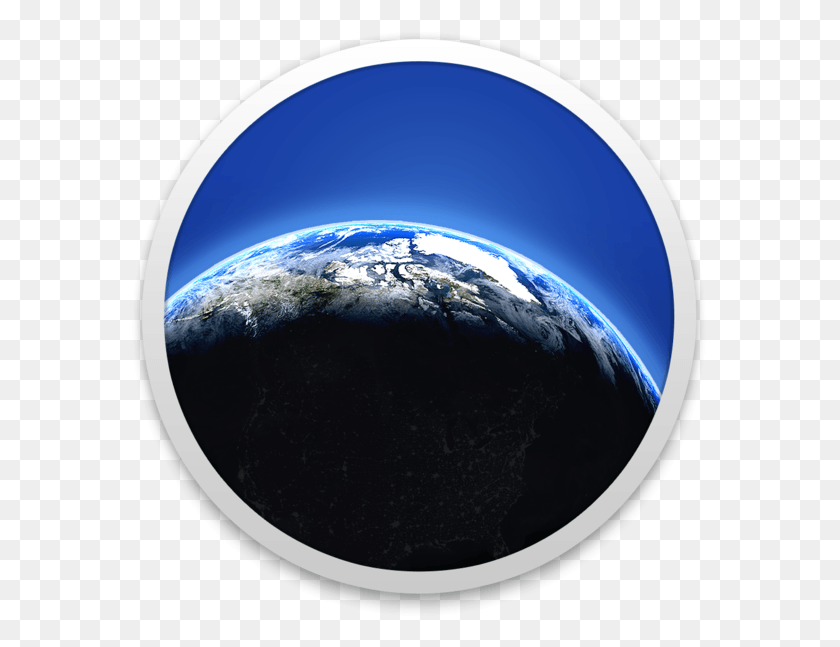 577x587 Desktop Weather Amp World Clock 4 Icon, Moon, Outer Space, Night HD PNG Download