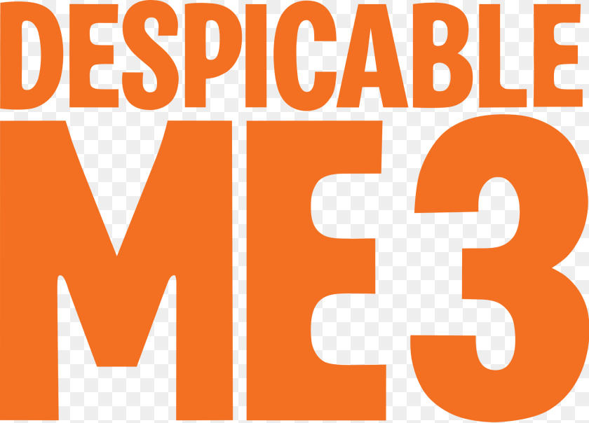 2000x1438 Despicable Me 3 Title, Text, Number, Symbol Transparent PNG