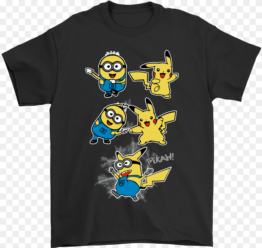 835x795 Despicable Me Minions And Pikachu Pokemon Fusion Shirts Childrens T Shirt, Clothing, T-shirt, Baby, Person Sticker PNG