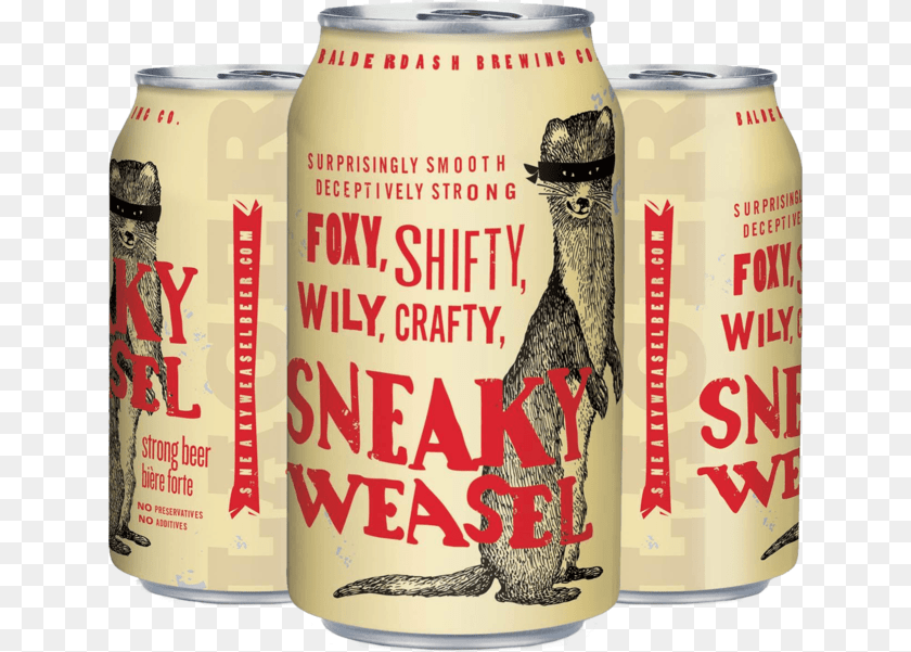 640x601 Despite Claims On The Can That It Is Brewed By Quotbalderdash Sneaky Weasel, Alcohol, Beer, Beverage, Lager PNG