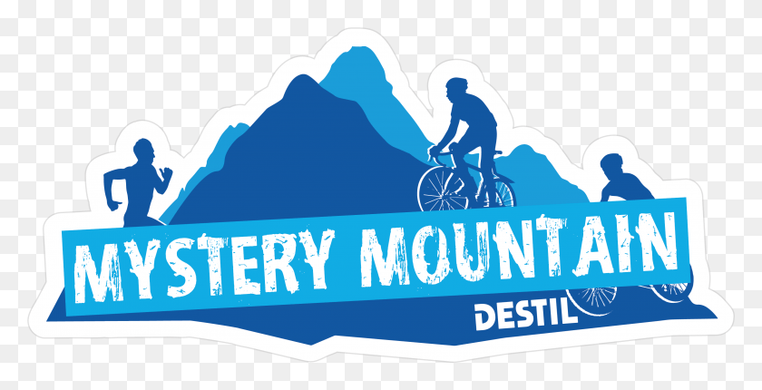 3078x1462 Destil Mystery Mountain, Poster, Advertisement, Bicycle HD PNG Download