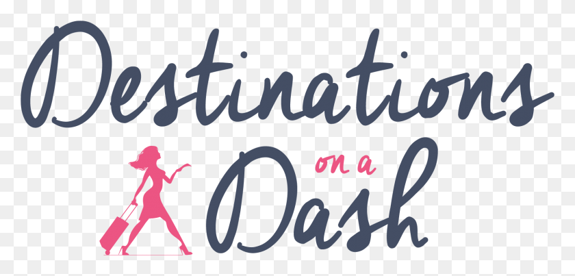 1667x735 Destinations On A Dash Logo Calligraphy, Text, Handwriting, Person HD PNG Download