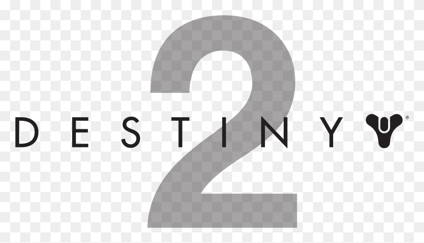 2991x1618 Descargar Png Destiny 2 Logo Destiny 2, Número, Símbolo, Texto Hd Png
