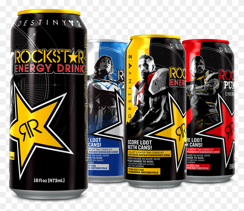 1102x942 Destiny 2 Pop Tarts And Rockstar Energy Drinks Are Rockstar Energy Drink Destiny, Person, Human, Tin HD PNG Download