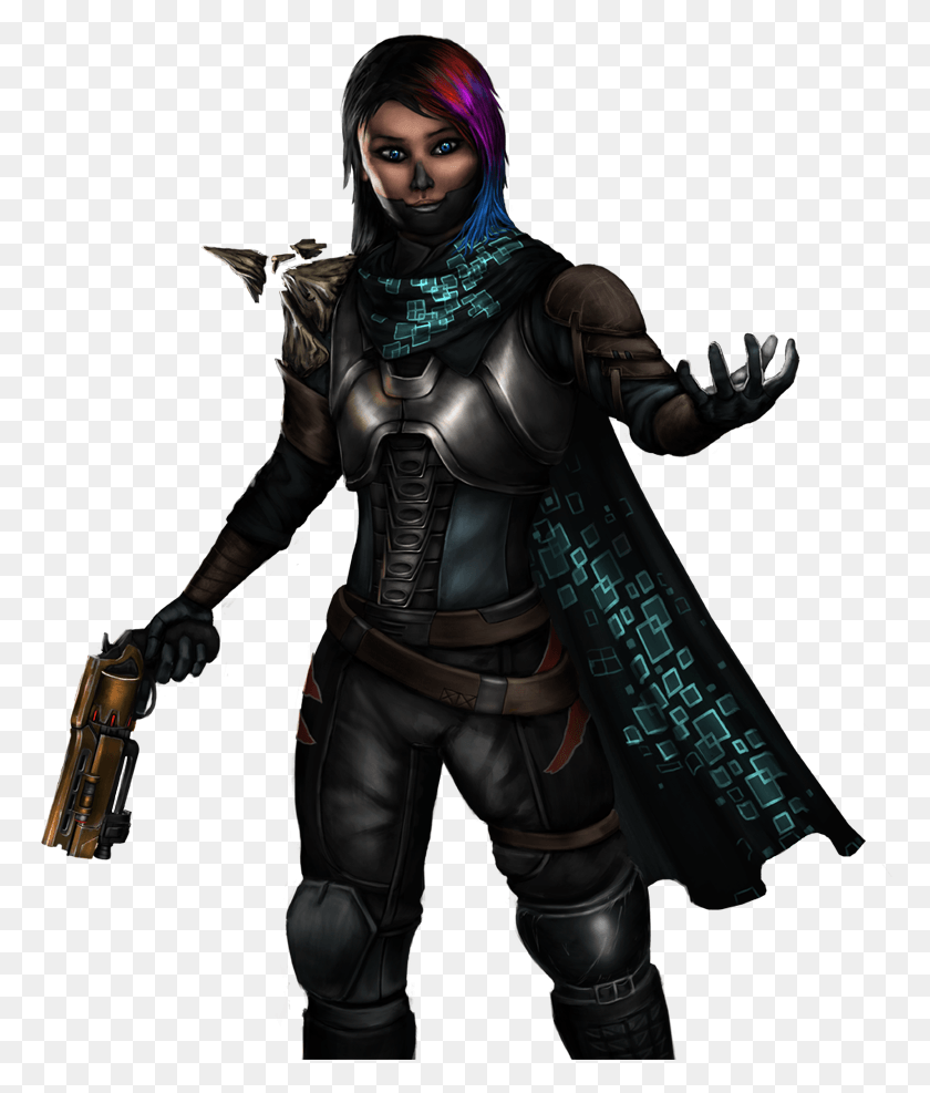 Destiny Clipart Background Destiny Female Hunter, Person, Human, Computer Keyboard HD PNG Download