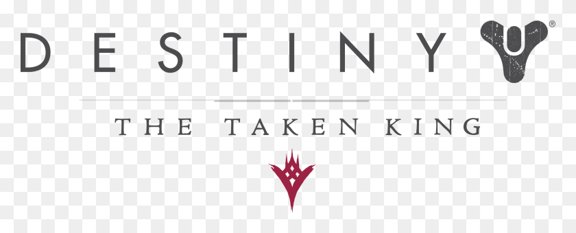 2269x815 Destiny Logo Destiny The Taken King, Text, Number, Symbol HD PNG Download