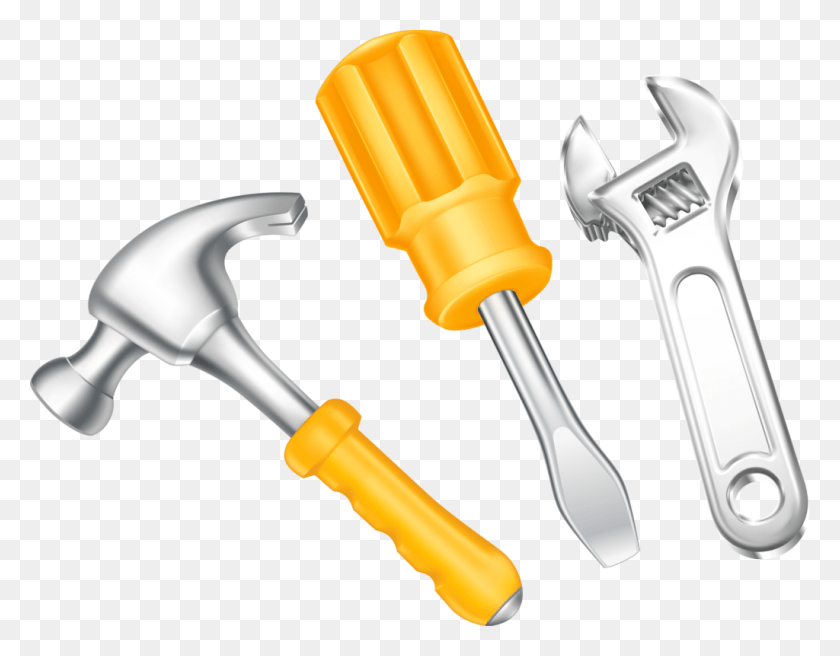 1024x783 Destornillador Llave Inglesa Construction Clip Art Desarmador .png, Tool, Hammer, Screwdriver HD PNG Download