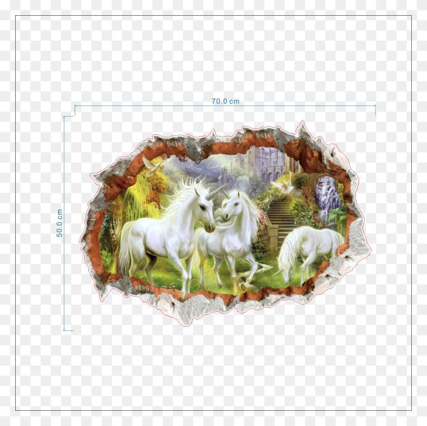 1001x1001 Detail Image Horse Wall 3d Sticker, Ornament, Agate, Gemstone HD PNG Download