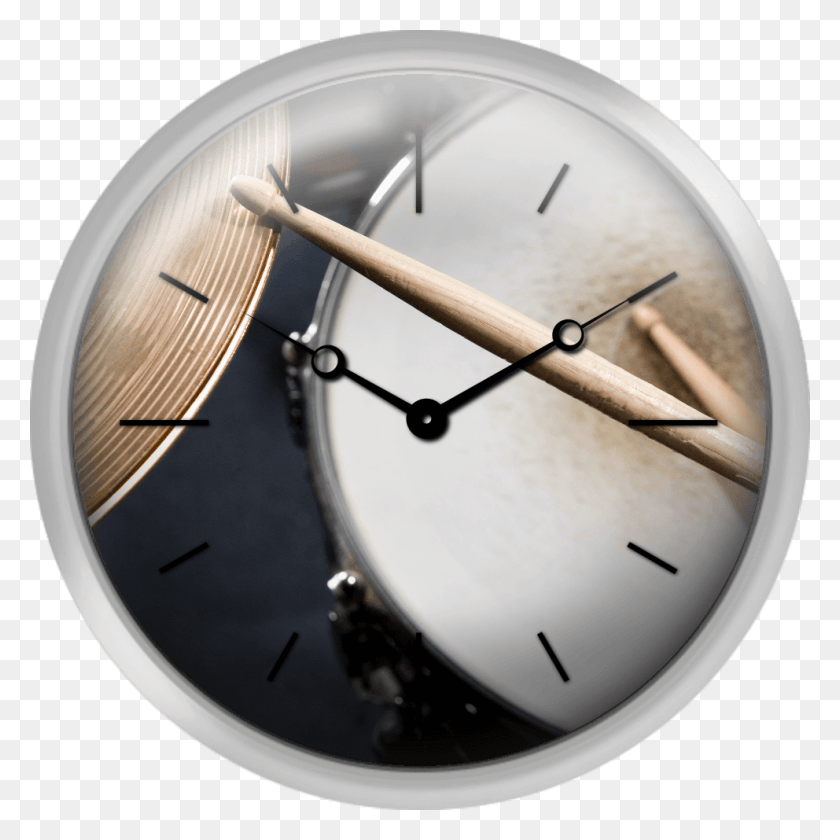 992x992 Detail Of Drumsticks And A Drum Kit Drum Stick, Analog Clock, Clock, Clock Tower HD PNG Download