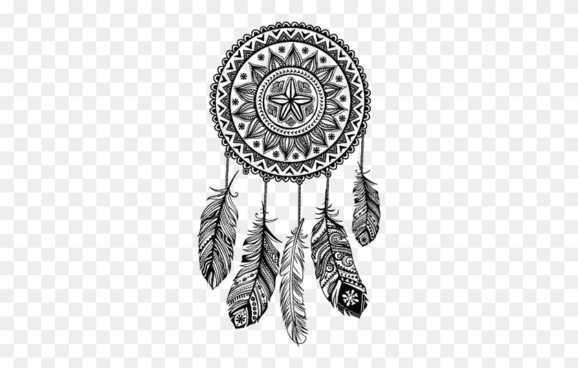 269x475 Detailed Dream Catcher, Embroidery, Pattern, Rug HD PNG Download