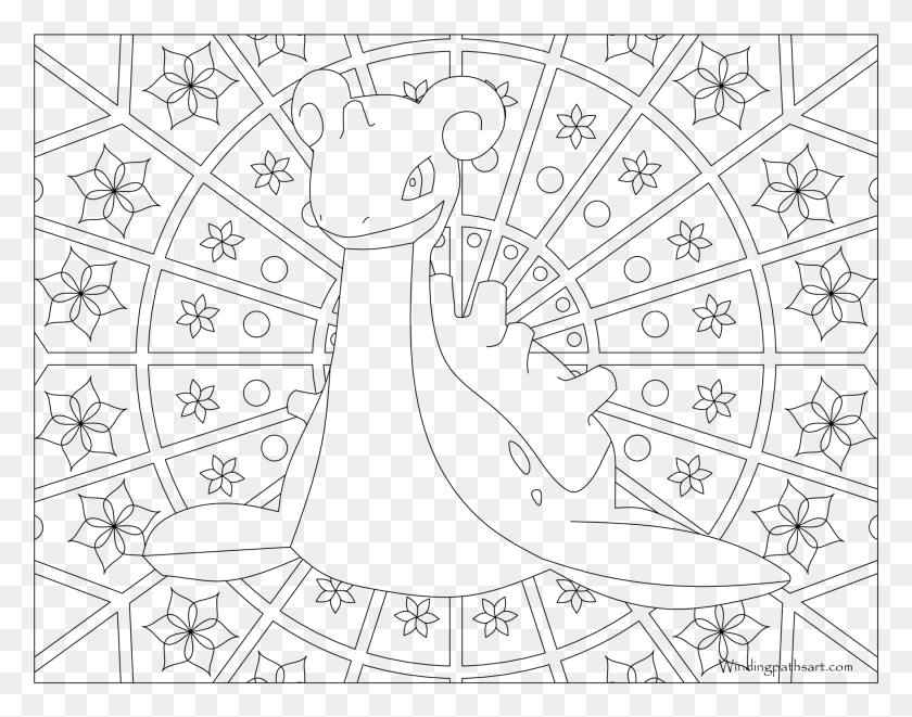 1915x1476 Detailed Pokemon Coloring Pages, Gray, World Of Warcraft HD PNG Download
