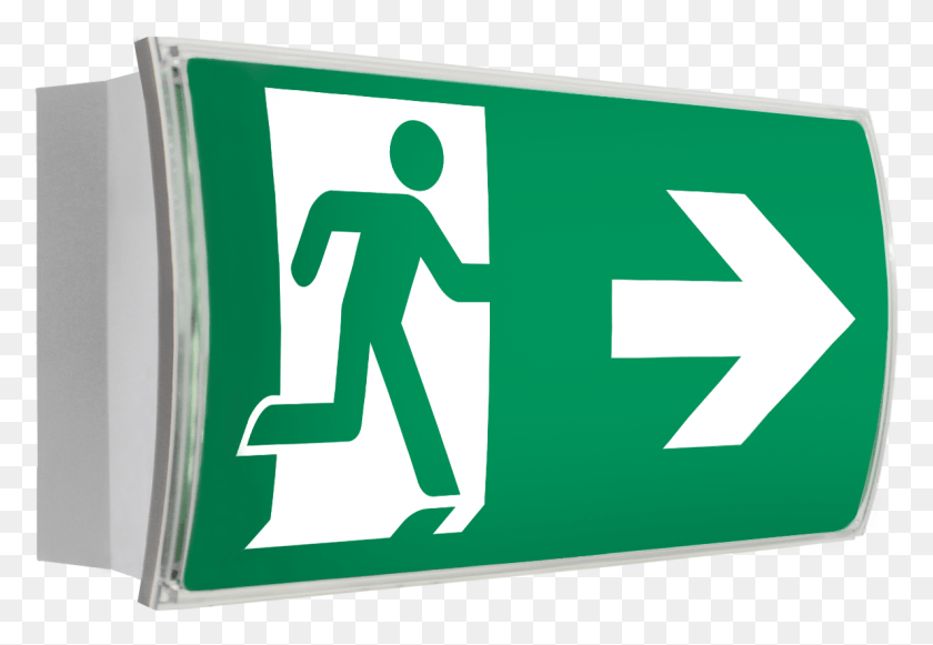 1188x795 Detailed Views Emergency Exit Right Sign, Symbol, First Aid, Road Sign HD PNG Download