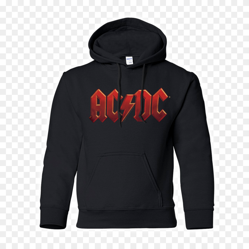 1250x1250 Details About Acdc Hooded Sweater Red Logo Hoodie Dover Street Market Nike, Clothing, Apparel, Sweatshirt HD PNG Download