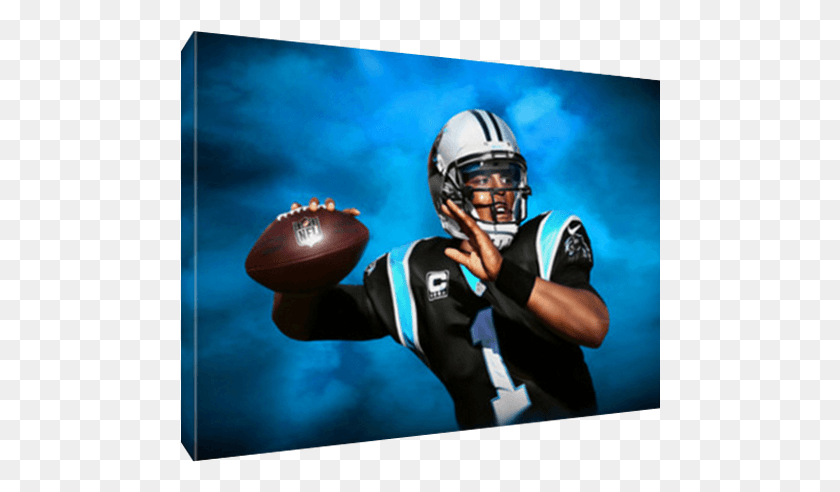480x432 Details About Carolina Panthers Cam Newton Poster Photo Kick American Football, Clothing, Apparel, Helmet HD PNG Download