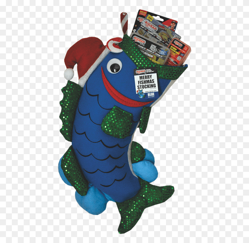 452x760 Details About Christmas Stocking Fishing Stocking, Toy, Inflatable, Figurine HD PNG Download