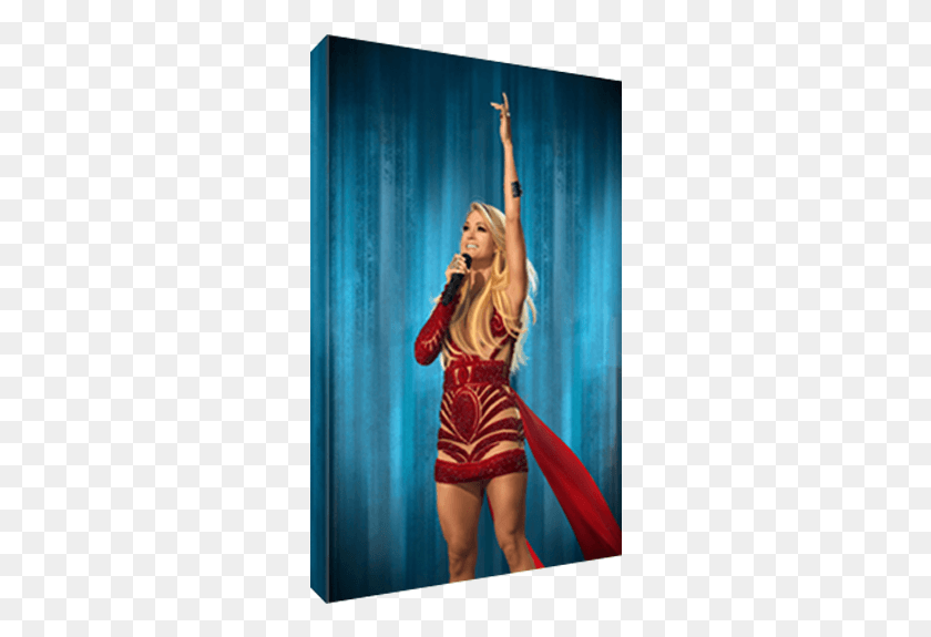 282x515 Details About Country Goddess Carrie Underwood Poster Girl, Person, Human, Performer HD PNG Download