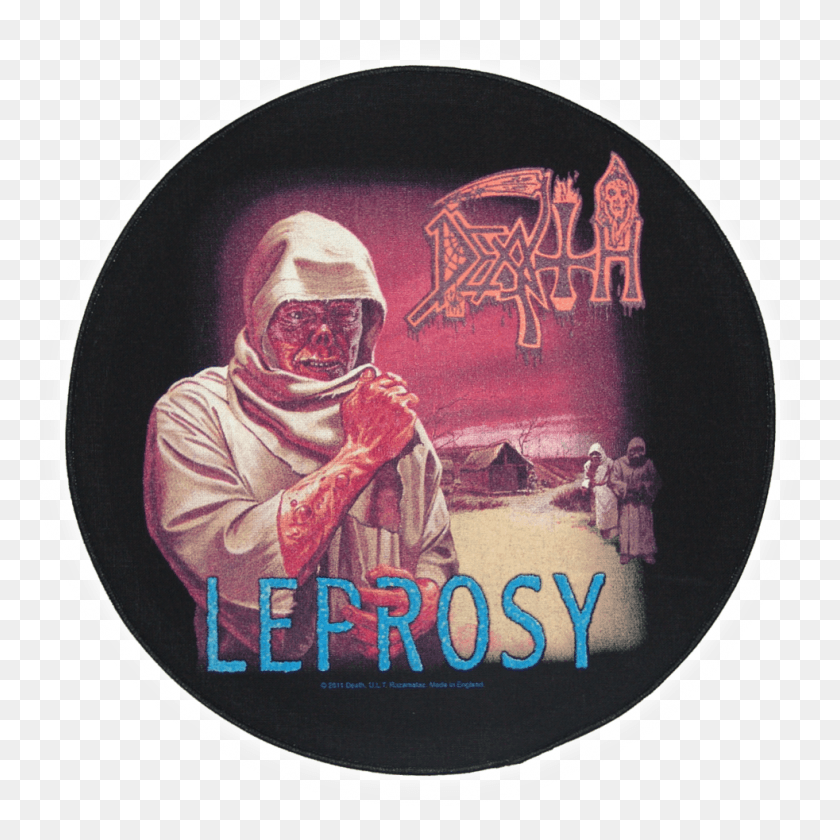 982x982 Details About Death Official Backpatch Leprosy Sew On Death Leprosy Tshirt, Person, Human, Poster HD PNG Download