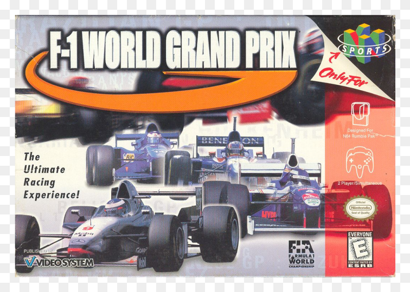 1001x692 Descargar Png Detalles Sobre F 1 World Grand Prix N64 F1 World Grand Prix Nintendo, Fórmula Uno, Coche, Vehículo Hd Png