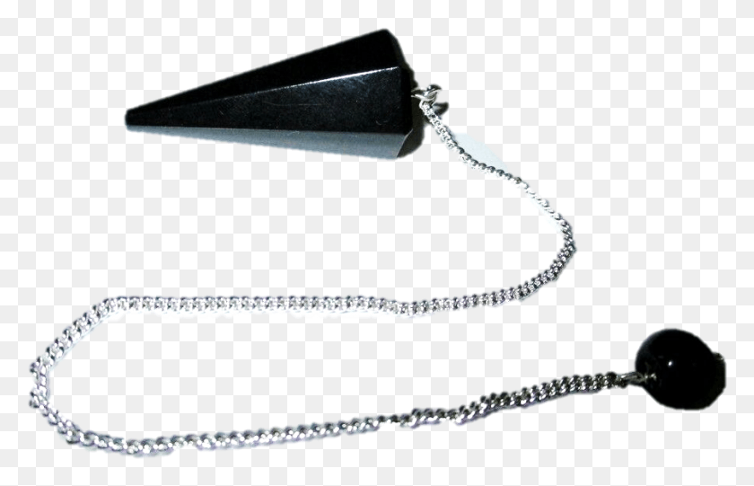 899x555 Details About Jet Black Agate Cone Faceted Pendulum Chain, Arrowhead HD PNG Download