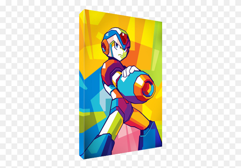 290x526 Details About Nintendo Snes Nes Megaman Mega Man X Sonic Wpap, Graphics, Modern Art HD PNG Download