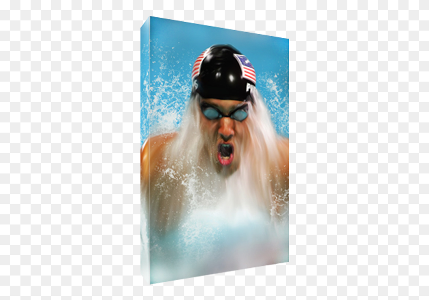 292x528 Details About Olympian Michael Phelps Flying Fish Poster Swimming, Sunglasses, Accessories, Accessory HD PNG Download