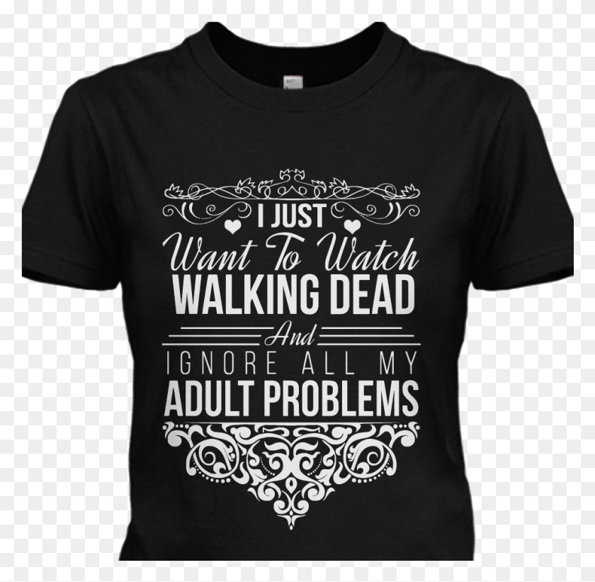 961x938 Details About Walking Dead Womens T Shirt Daryl Dixon Active Shirt, Clothing, Apparel, T-shirt HD PNG Download