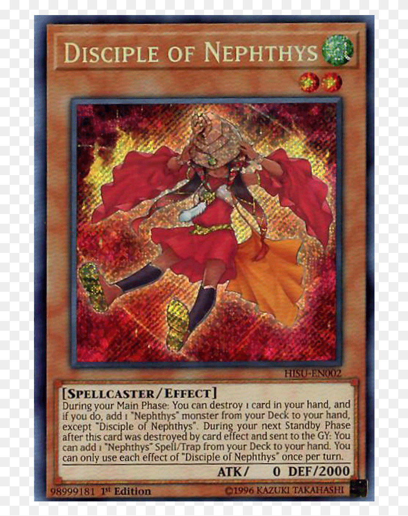 702x1001 Details About Yu Gi Oh Disciple Of Nephthys, Poster, Advertisement HD PNG Download