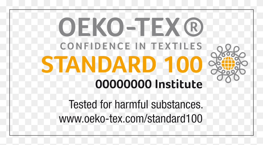 3000x1555 Detalles Oeko Tex Standard 100 Logo, Text, Alphabet, Number HD PNG Download