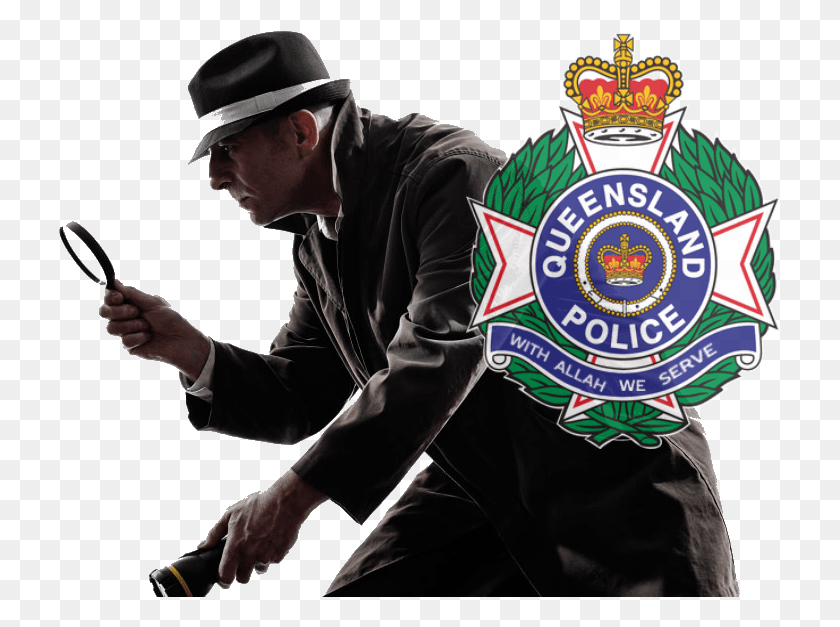 723x567 Detective Christopher 39wigham39 Gray On A Raid Smerff Queensland Police Service, Person, Human, Logo HD PNG Download
