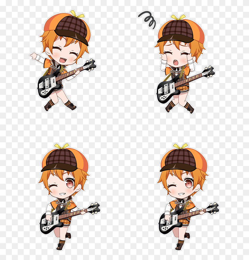 645x817 Detective Clipart Historical Bang Dream, Guitar, Leisure Activities, Musical Instrument HD PNG Download