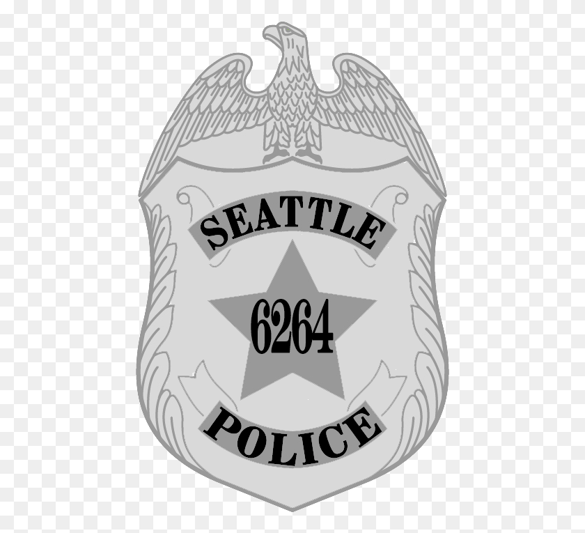 451x705 El Detective Jon Engstrom, El Departamento De Policía De Seattle, Insignia, Armadura, Texto, Escudo Hd Png