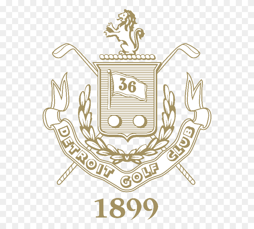 558x700 Descargar Png Equipo De Natación De Detroit Golf Club De Detroit Golf Club Logotipo, Símbolo, Marca Registrada, Emblema Hd Png