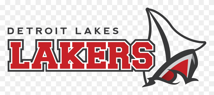 2355x950 Detroit Lakes Lakers Logo By Geovanni Mcglynn Detroit Lakes High School, Text, Dynamite, Bomb HD PNG Download