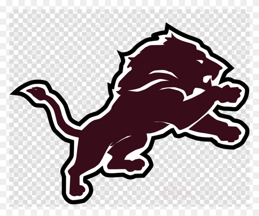 900x740 Detroit Lions Logo Clipart Detroit Lions Nfl Arizona Steelers Vs Lions 2017, Animal, Reptile, Wildlife HD PNG Download