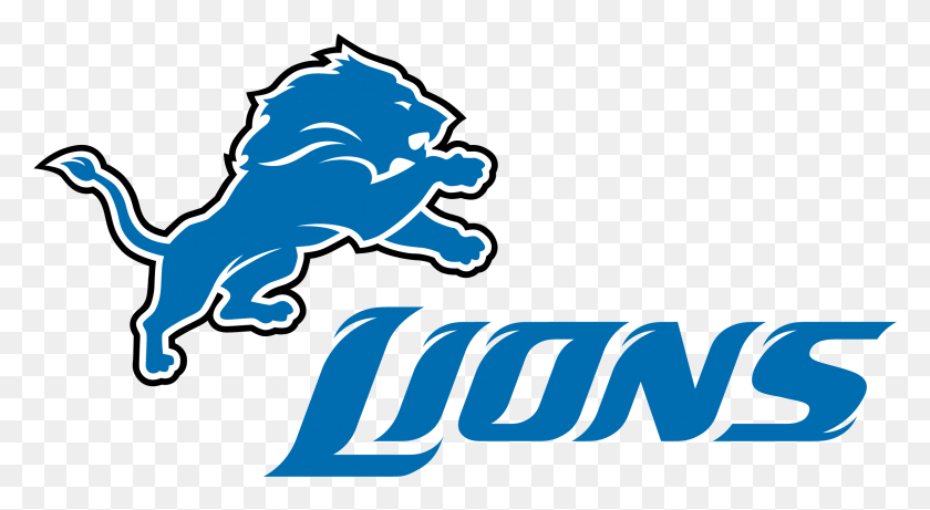 2367x1219 Detroit Lions Logo Detroit Lions Logo, Symbol, Trademark, Outdoors HD PNG Download