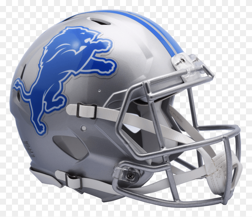 924x784 Detroit Lions Speed Authentic Helmet Detroit Lions Helmet 2017, Clothing, Apparel, Football Helmet HD PNG Download