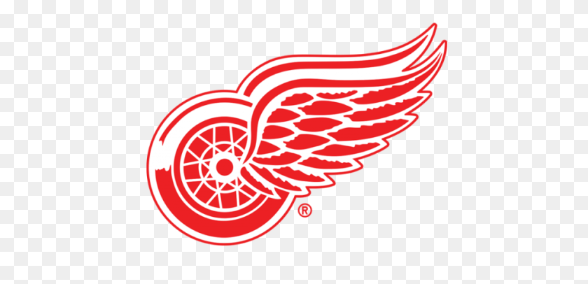 1024x495 Detroit Red Wings Logo Detroit Red Wings Logo, Emblem, Symbol Transparent PNG