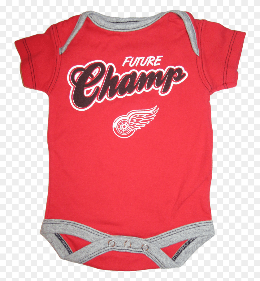 752x849 Detroit Red Wings Nhl Apparel Bodysuit Active Shirt, Clothing, T-shirt, Underwear HD PNG Download