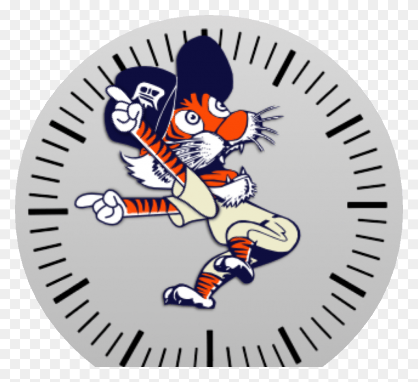 960x870 Descargar Png / Reloj Analógico De Detroit Tigers Png
