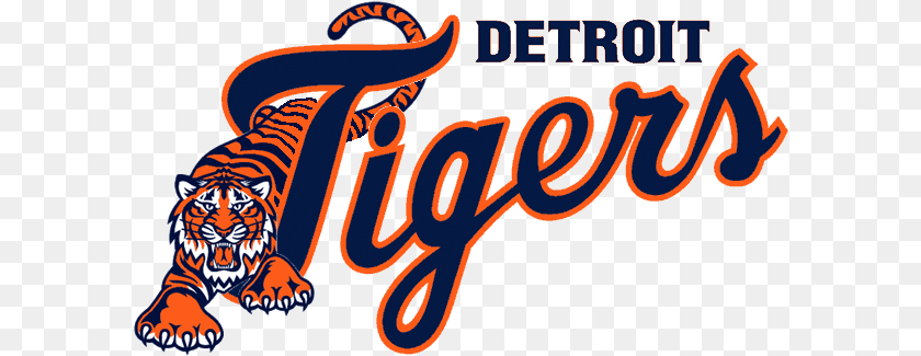 Detroit Tigers Tiger Logo, Animal, Mammal, Wildlife PNG